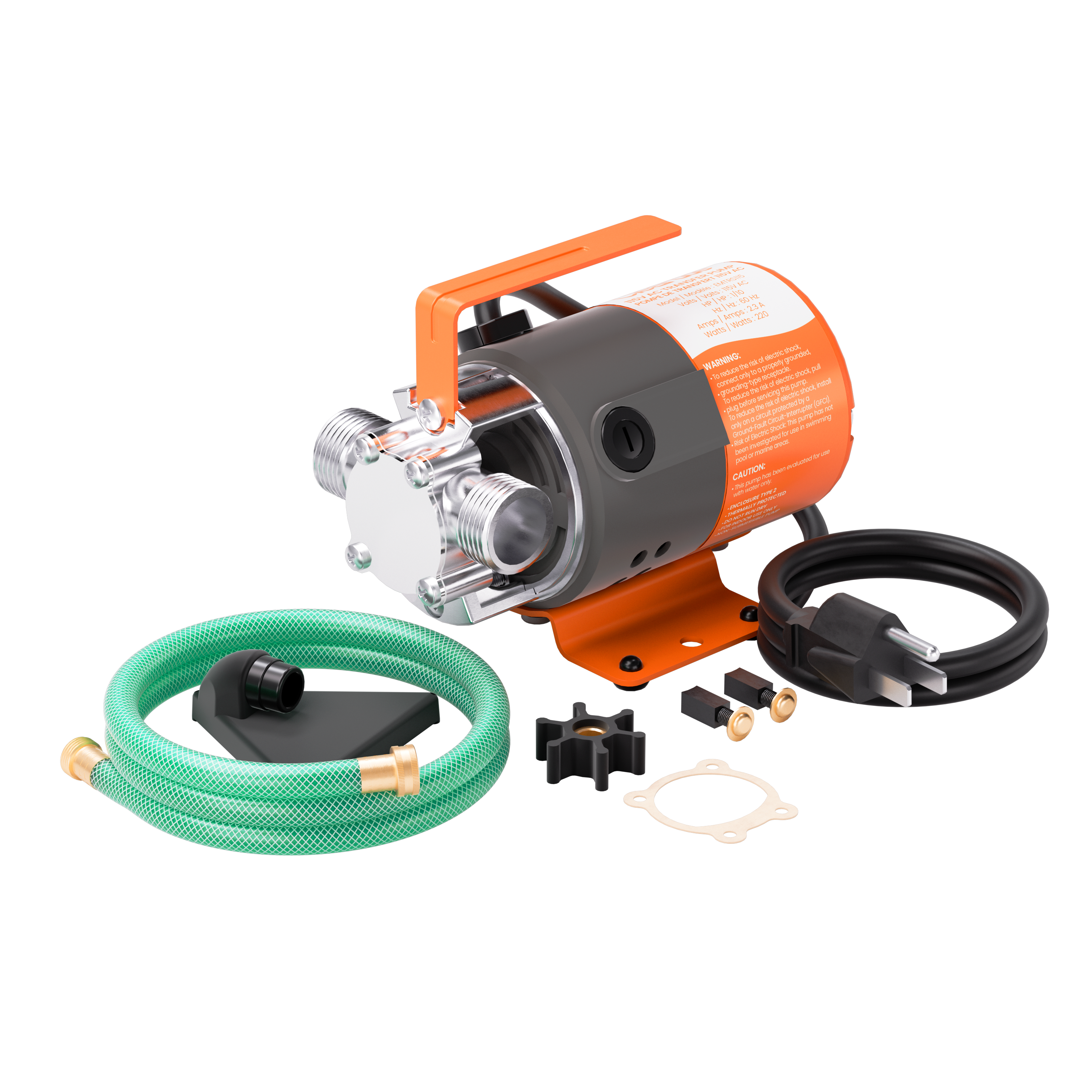 12V DC/115V AC Transfer Pump